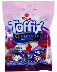 Жевательные конфеты Toffix Вишня 80 гр