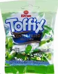 Жевательные конфеты Toffix Яблоко 80 гр