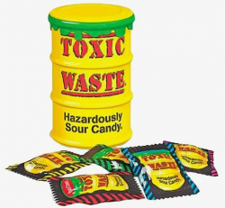 Леденцы Toxic Waste Tub Yellow 42гр